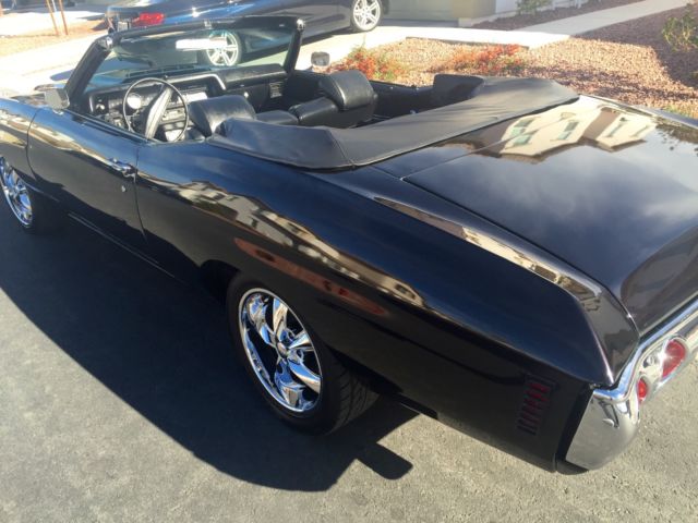 1972 Black Chevrolet Chevelle Convertible