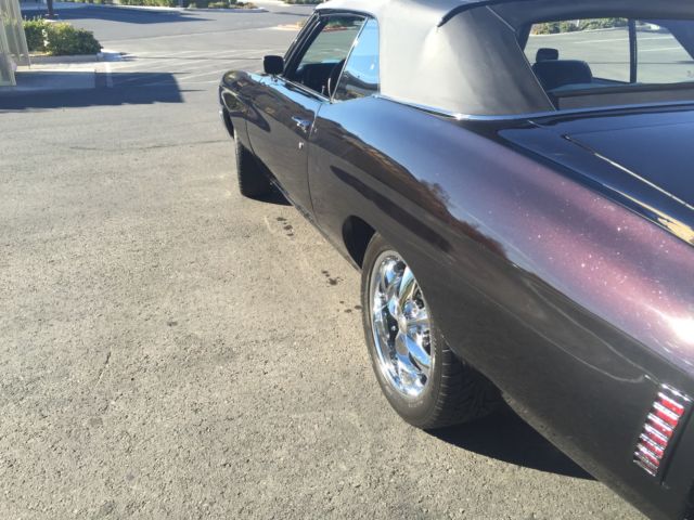 1972 Black Chevrolet Chevelle Convertible