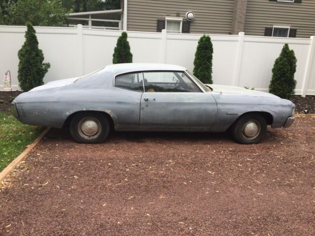 1972 Primer Grey Chevrolet Chevelle Coupe