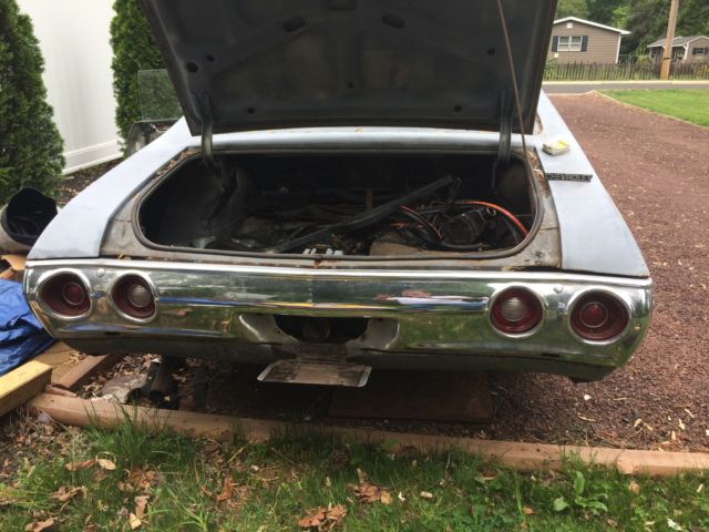 1972 Primer Grey Chevrolet Chevelle Coupe