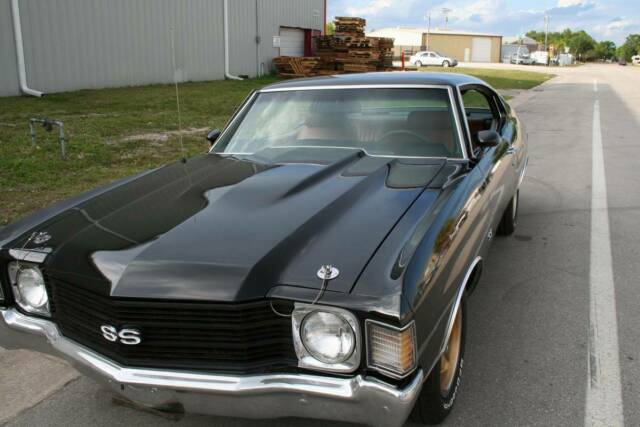 1972 Black Chevrolet Chevelle Coupe