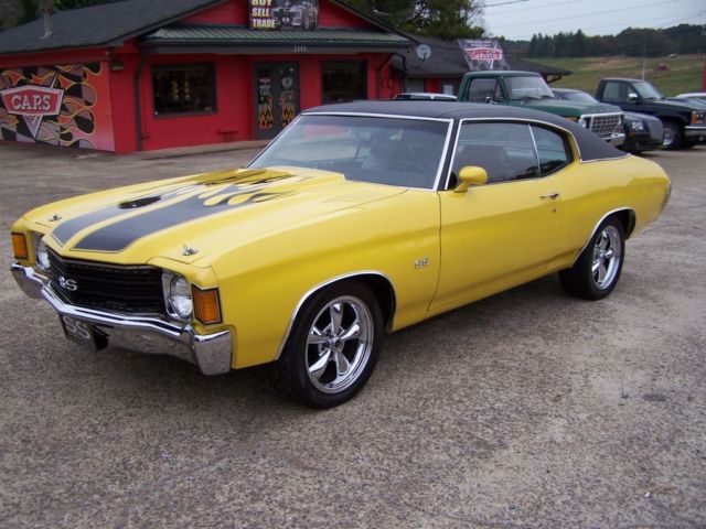 19720000 Yellow Chevrolet Chevelle Coupe