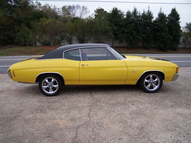 19720000 Yellow Chevrolet Chevelle Coupe