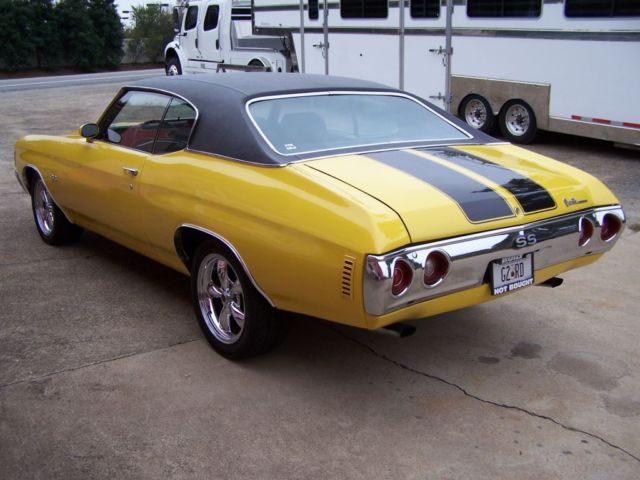 19720000 Yellow Chevrolet Chevelle Coupe
