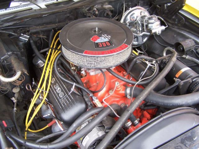 19720000 Yellow Chevrolet Chevelle Coupe