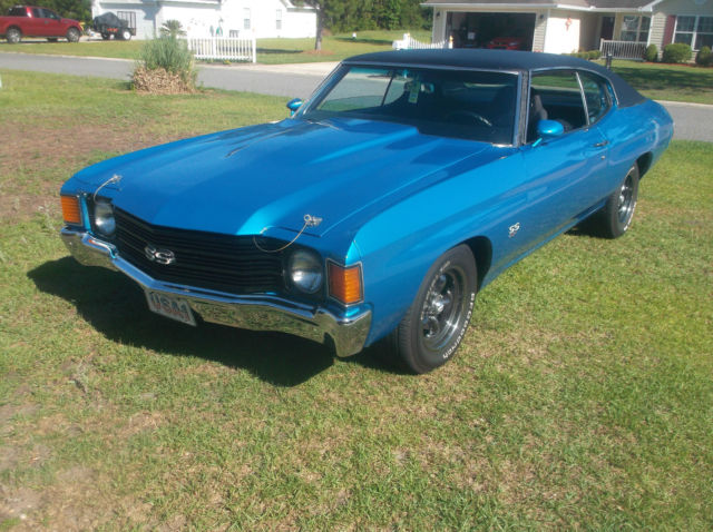 1972 MULSANNE BLUE METALLIC Chevrolet Chevelle Coupe