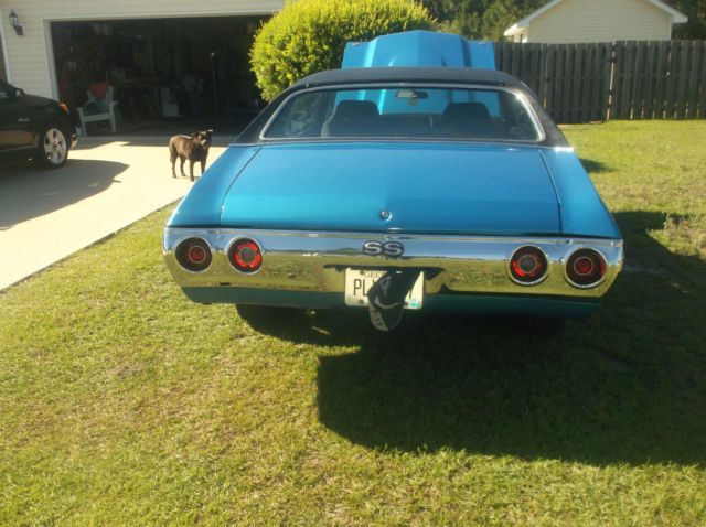 1972 MULSANNE BLUE METALLIC Chevrolet Chevelle Coupe