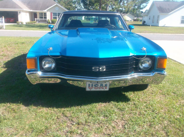 1972 MULSANNE BLUE METALLIC Chevrolet Chevelle Coupe