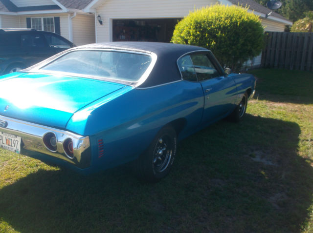 1972 MULSANNE BLUE METALLIC Chevrolet Chevelle Coupe