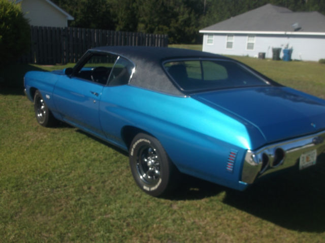 1972 MULSANNE BLUE METALLIC Chevrolet Chevelle Coupe