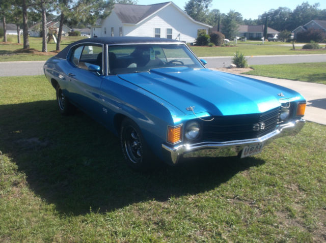 1972 MULSANNE BLUE METALLIC Chevrolet Chevelle Coupe