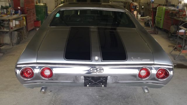 1972 Silver Chevrolet Chevelle Coupe
