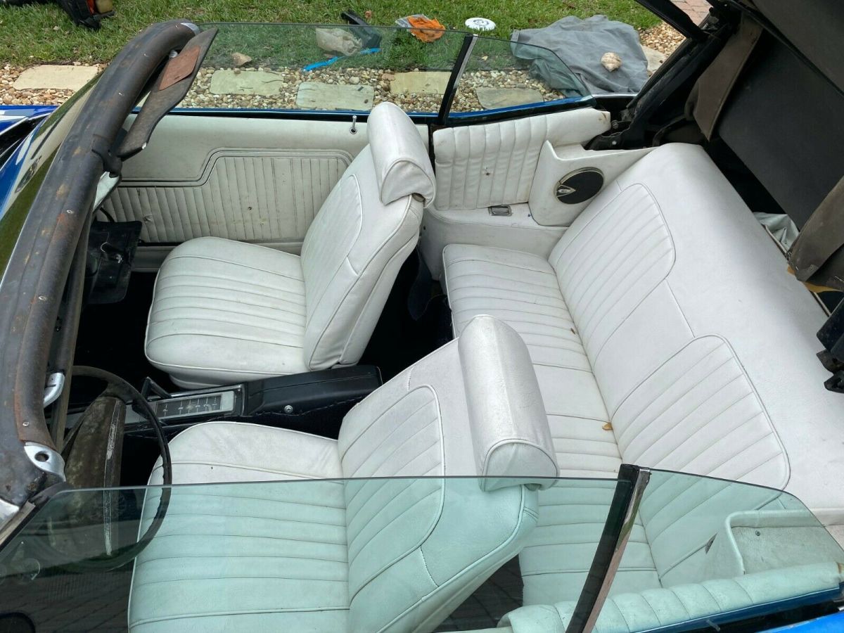 1972 Blue Chevrolet Chevelle Convertible