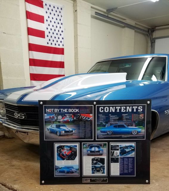 1972 Blue Chevrolet Chevelle Coupe