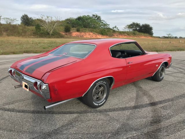 1972 Red Chevrolet Chevelle Coupe
