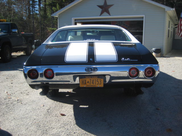 1972 Black Chevrolet Chevelle Coupe