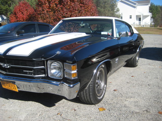 1972 Black Chevrolet Chevelle Coupe