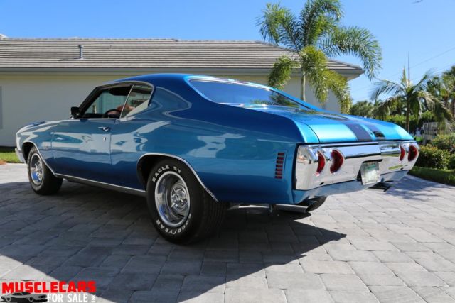 1972 Blue Chevrolet Chevelle Coupe