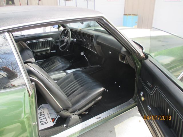 1972 Green Chevrolet Chevelle Coupe