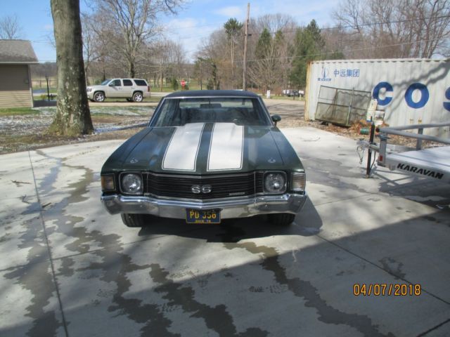 1972 Green Chevrolet Chevelle Coupe