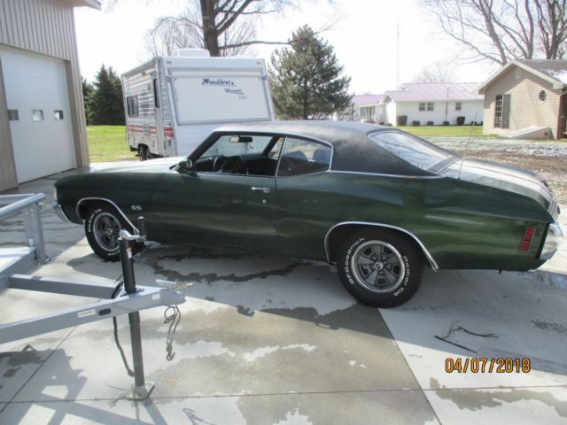 1972 Green Chevrolet Chevelle Coupe