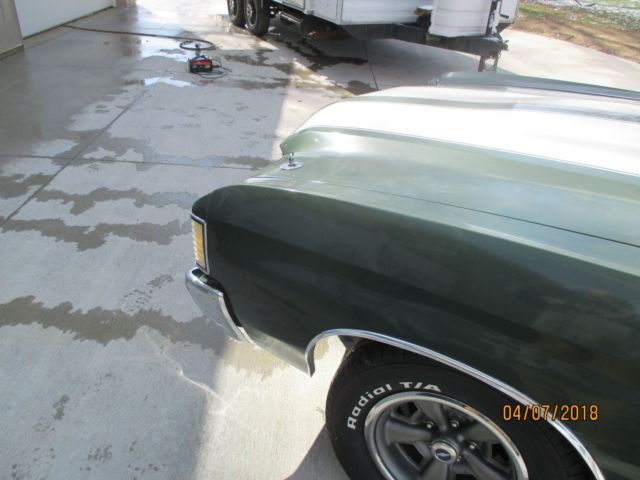 1972 Green Chevrolet Chevelle Coupe