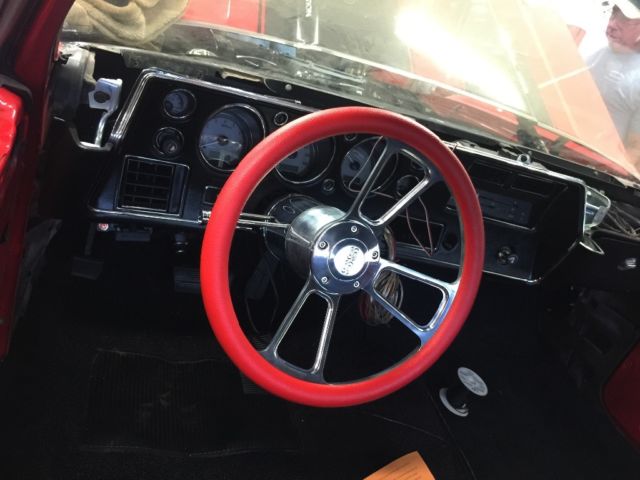 1972 Red Chevrolet Chevelle Coupe