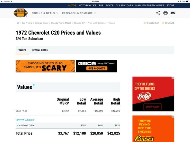 1972 Chevrolet Suburban