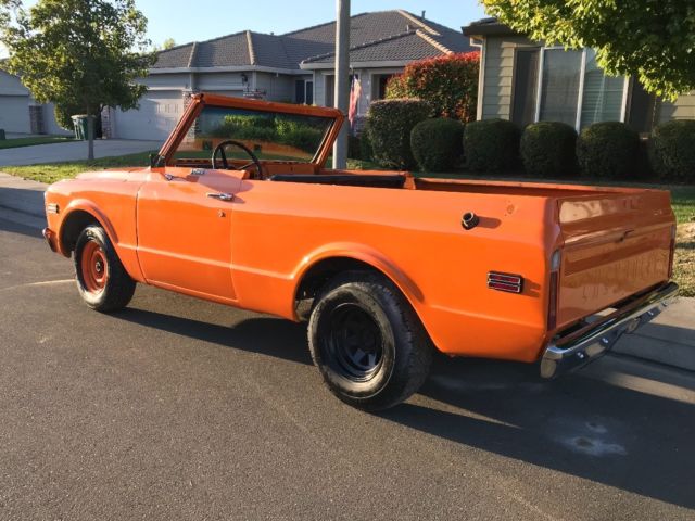 1972 Orange Chevrolet Blazer SUV