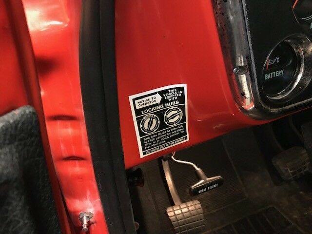 1972 Orange Chevrolet Blazer