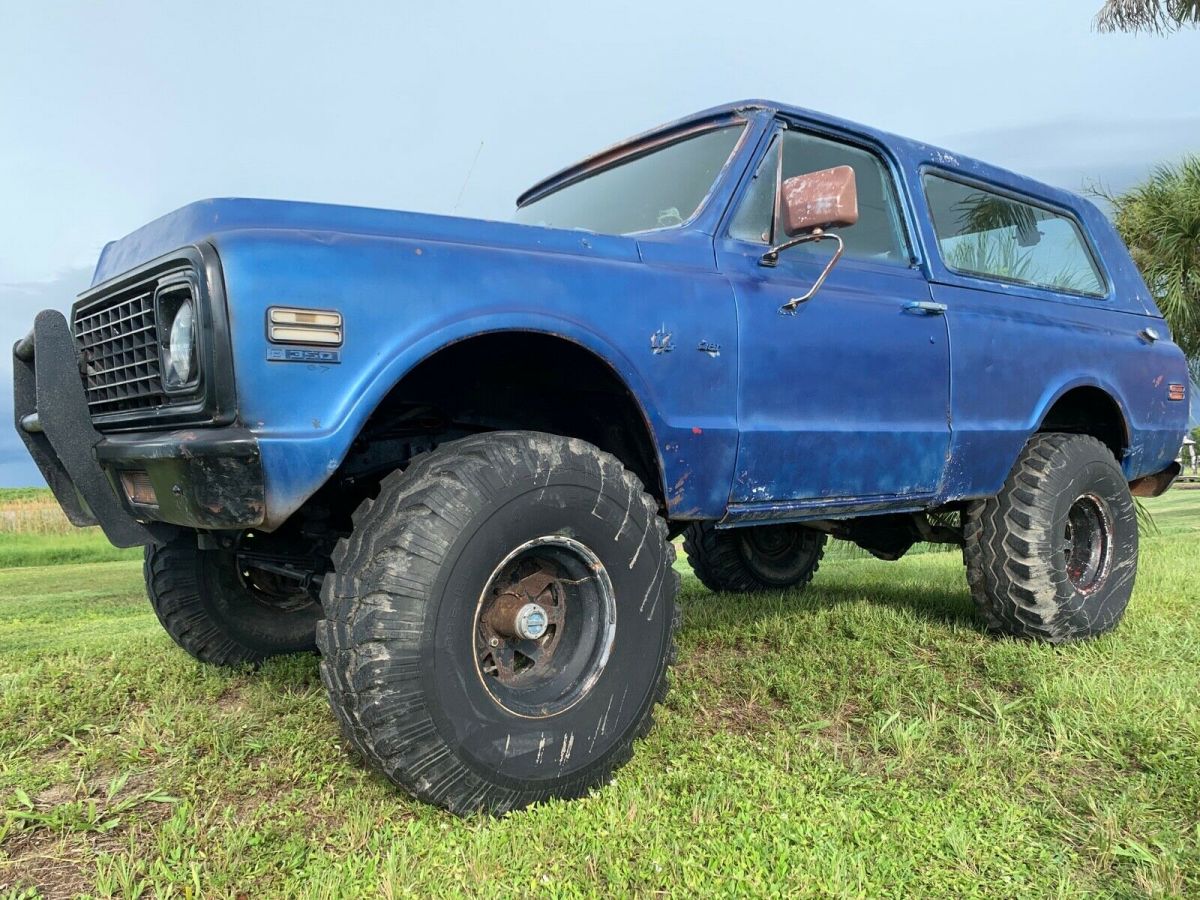 1972 Blue Chevrolet Blazer SUV
