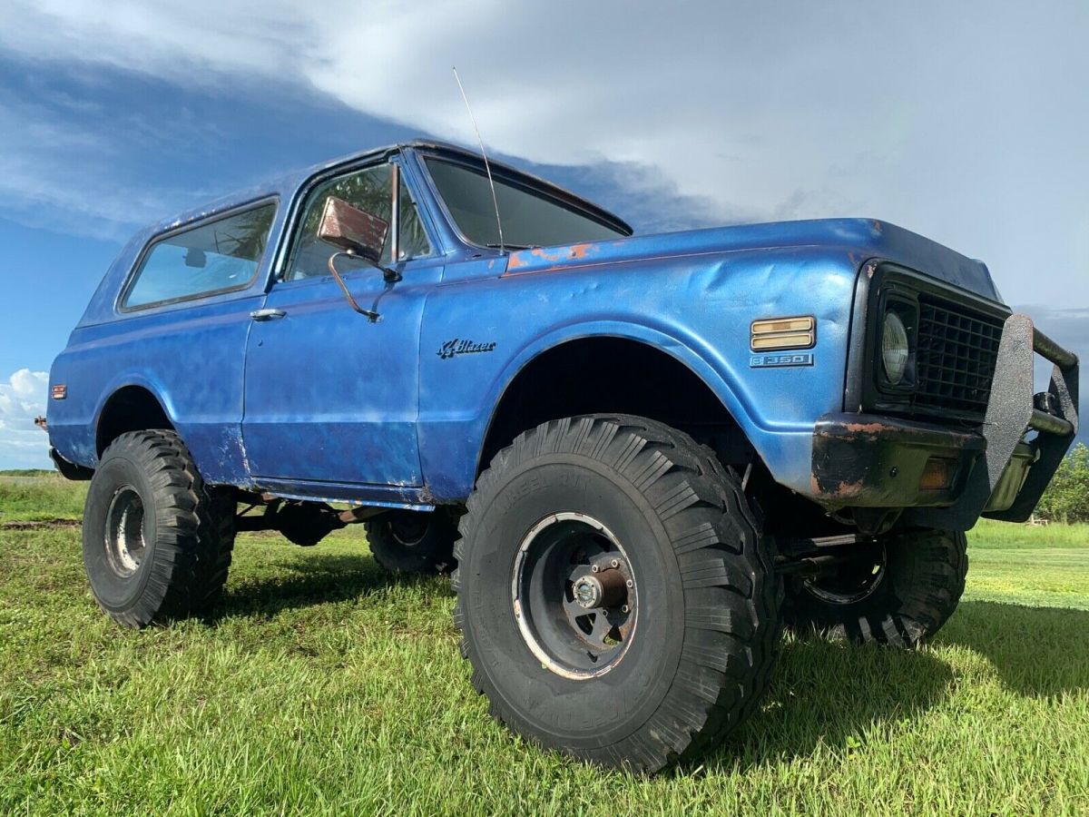 1972 Blue Chevrolet Blazer SUV