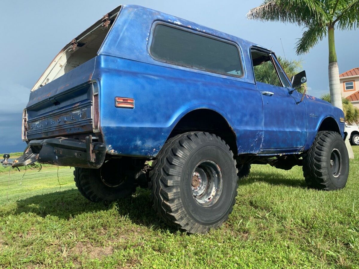1972 Blue Chevrolet Blazer SUV