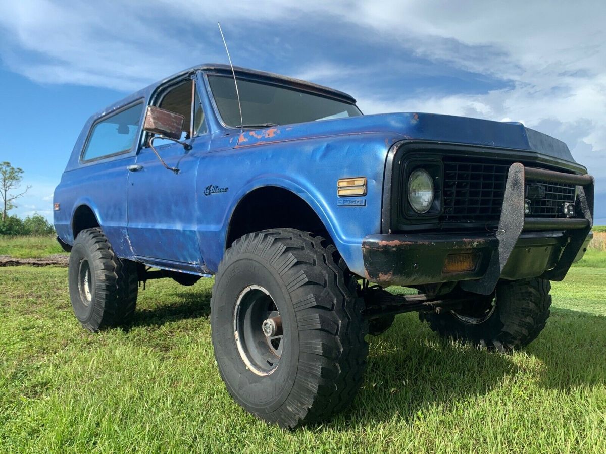 1972 Blue Chevrolet Blazer SUV