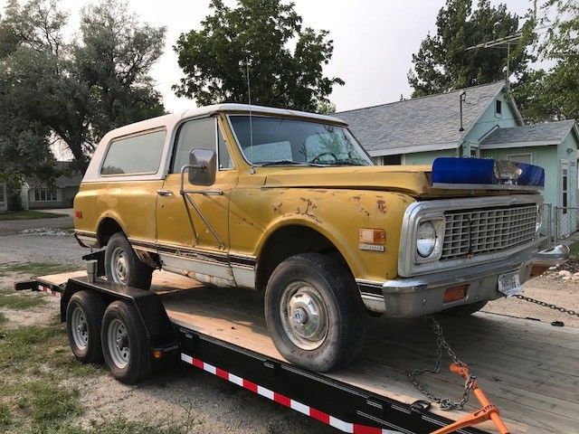 1972 Ochre Chevrolet Blazer SUV