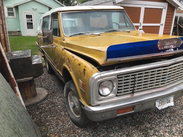 1972 Ochre Chevrolet Blazer SUV