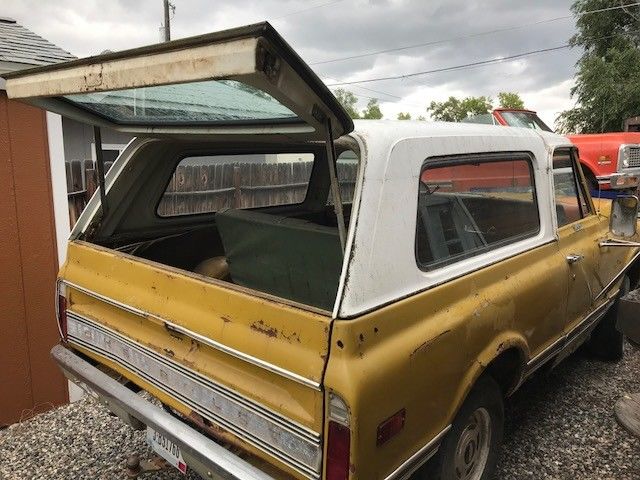 1972 Ochre Chevrolet Blazer SUV