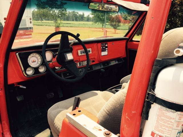 1972 Orange Chevrolet Blazer Convertible