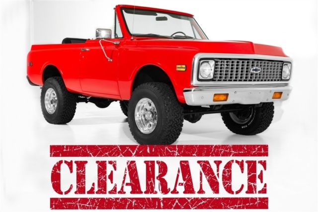 1972 Red Chevrolet Blazer SUV