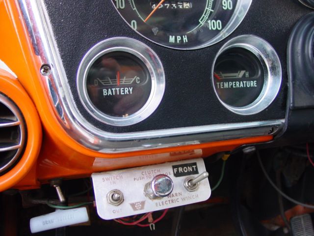 1972 Orange Chevrolet C-10 Pickup Short Box