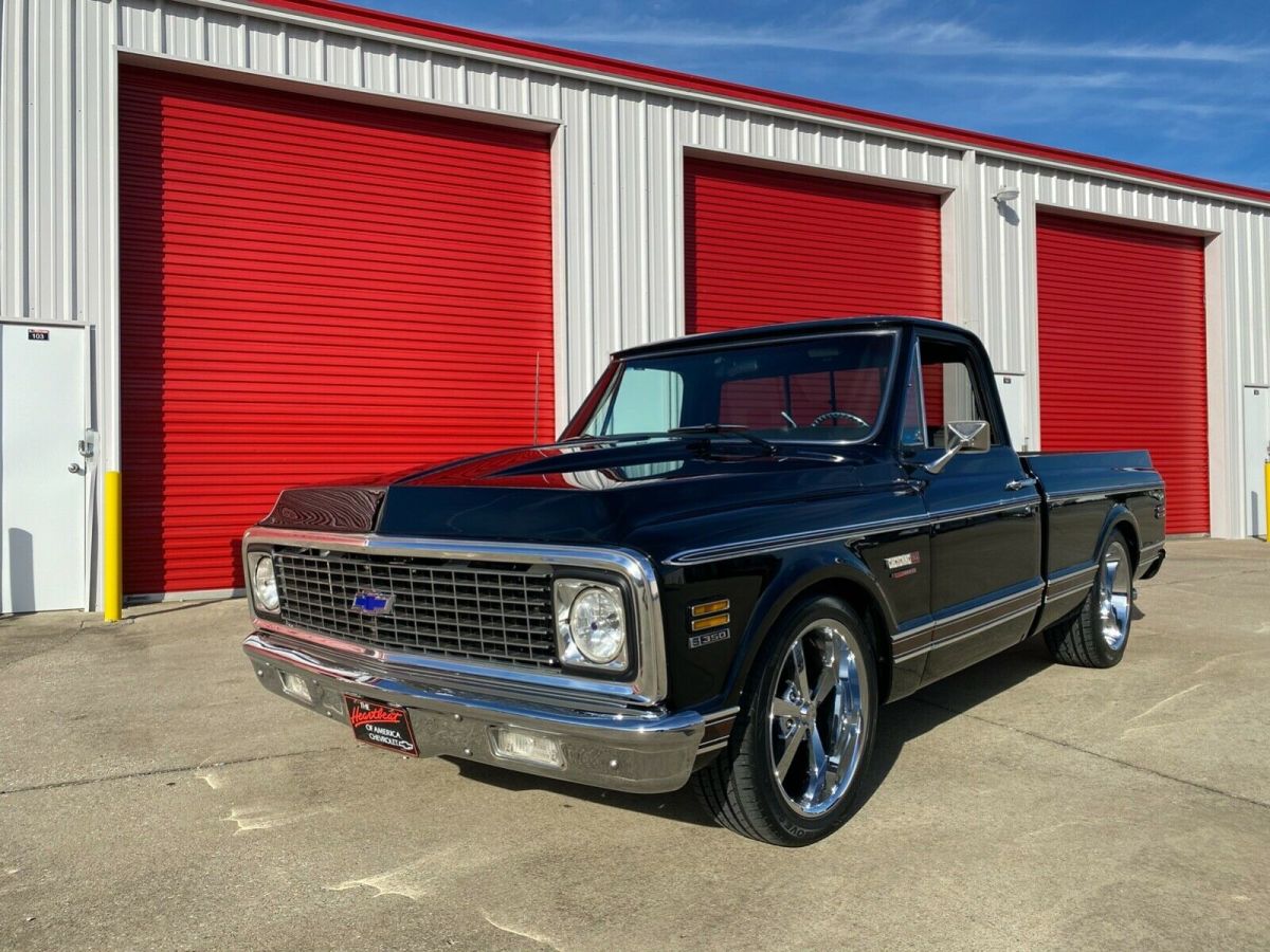 1972 Black Chevrolet C-10 Standard Cab Pickup