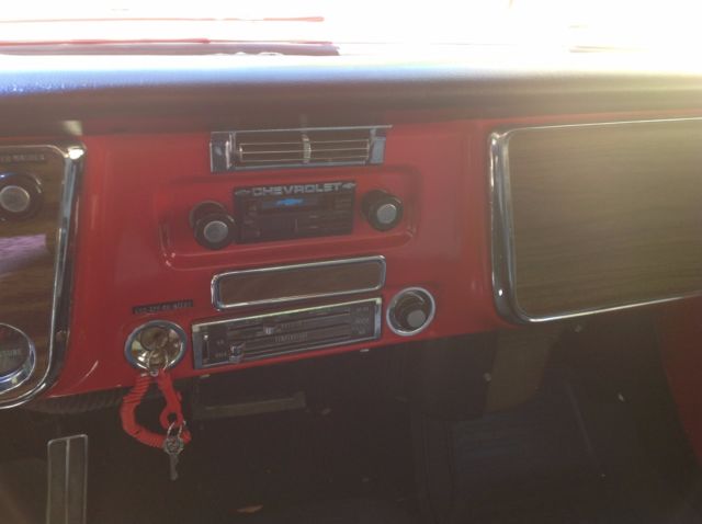 1972 Red and White Chevrolet C-10 Standard Cab Pickup