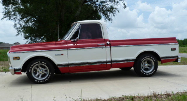 1972 Red/White Chevrolet C-10