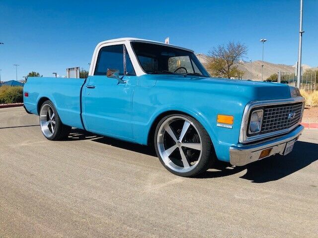 1972 Blue Chevrolet C-10 Standard Cab Pickup
