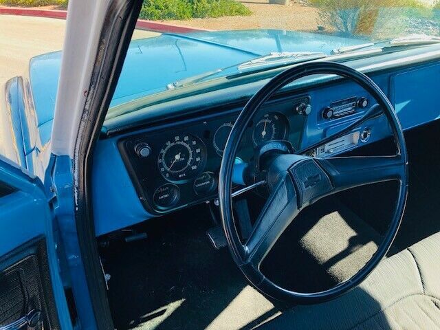 1972 Blue Chevrolet C-10 Standard Cab Pickup