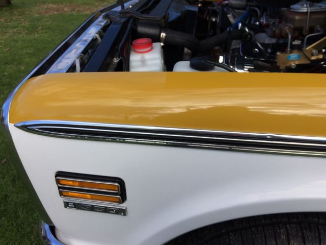 1972 Yellow (Ochra) and White Chevrolet C-10 Regular cab