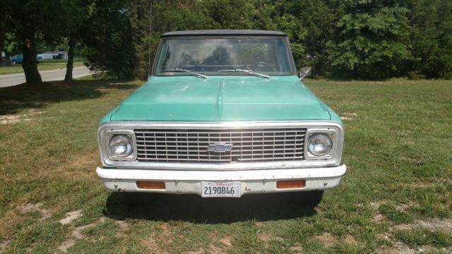 1972 Green Chevrolet C-10