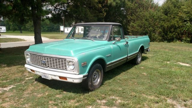 1972 Green Chevrolet C-10
