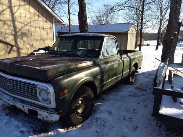 1972 Green Chevrolet C-10