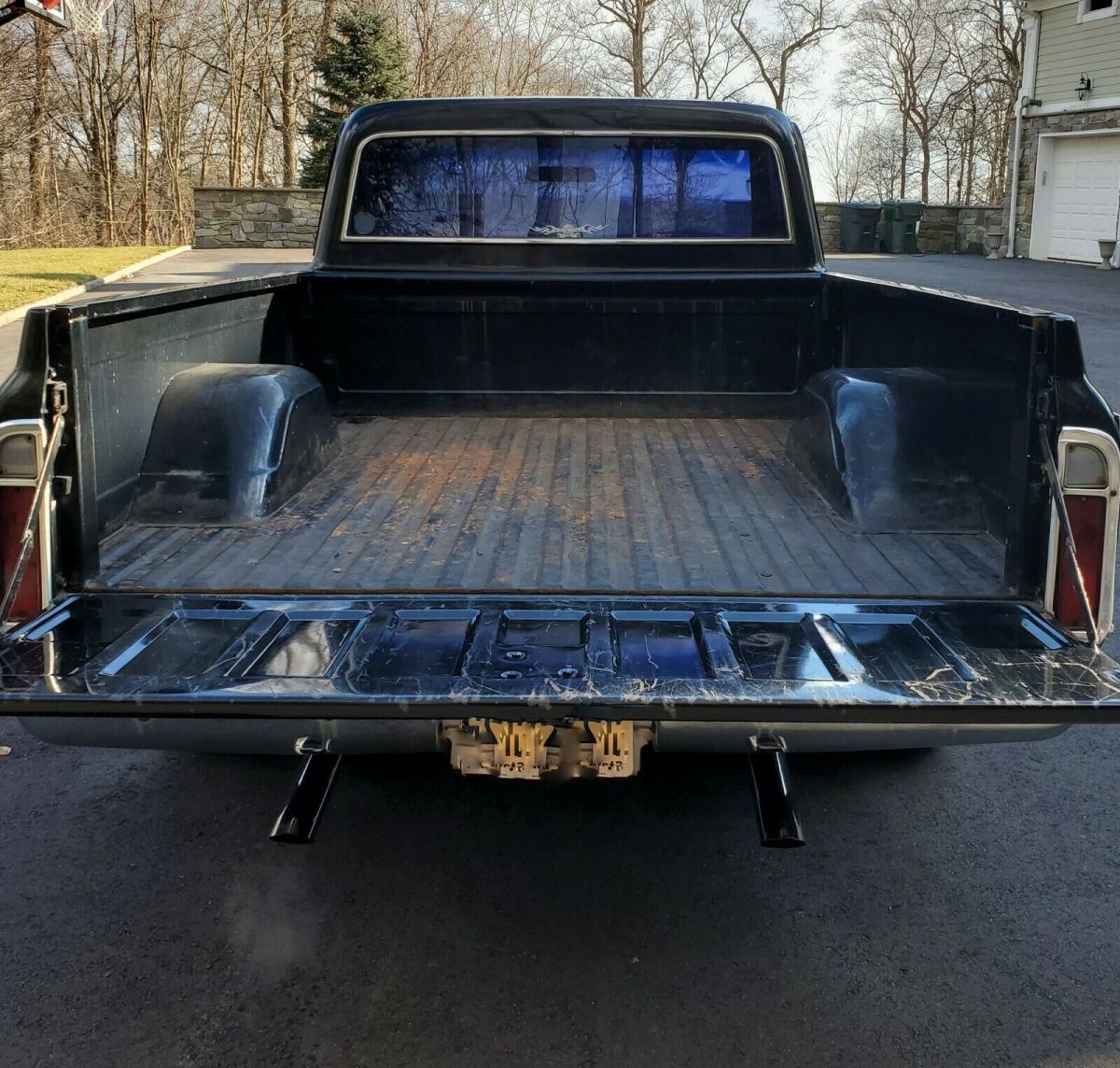1972 Black Chevrolet C-10 Shortbed Pick up